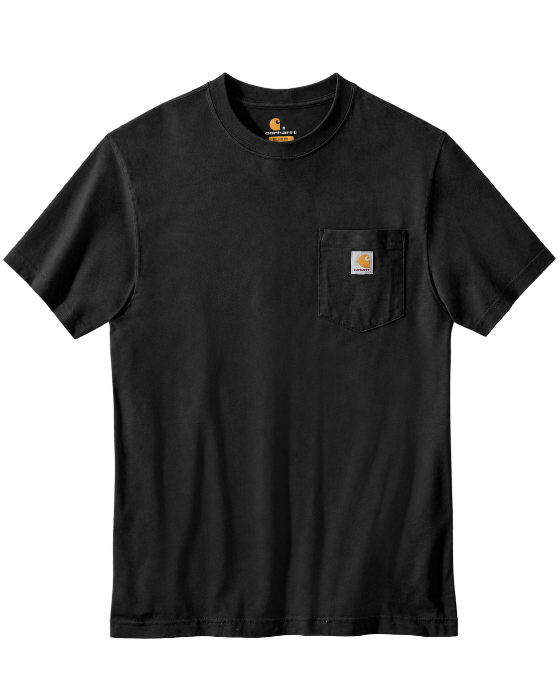 Black Carhartt pocket tee front
